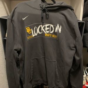 Baylor University Coach/Player exclusive nike hoodie bears